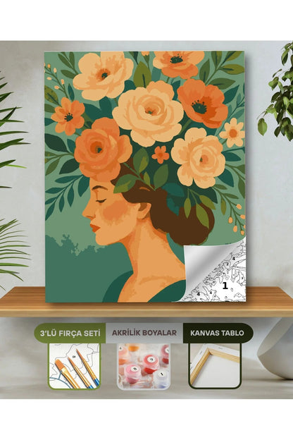 Frame Me I 40x50 Sayı İle Boyama