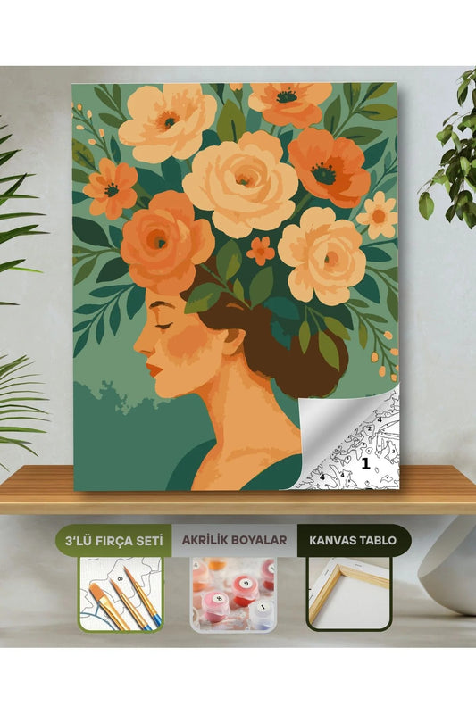 Frame Me I 40x50 Sayı İle Boyama