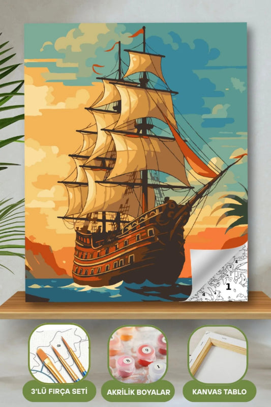 Frame Me I 40x50 Sayı İle Boyama