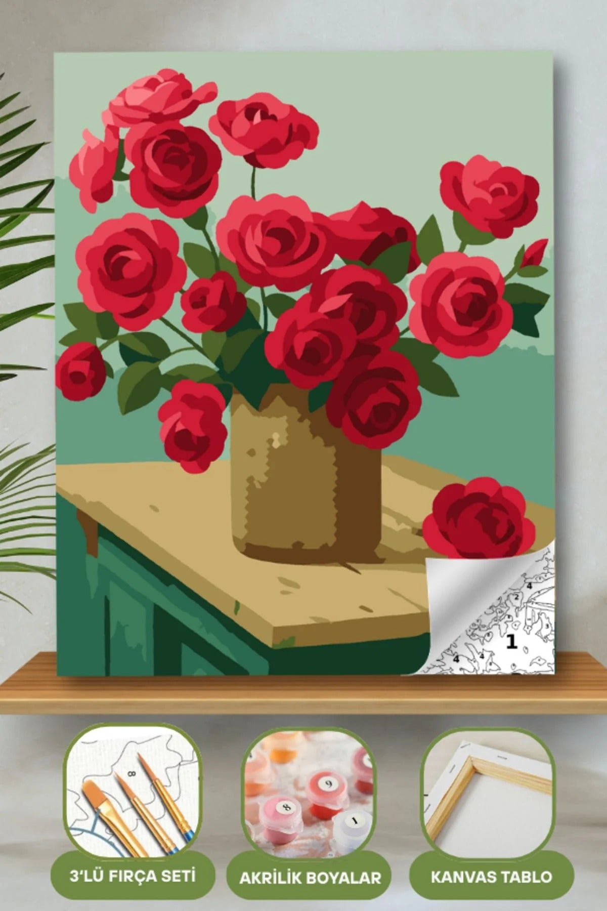 Frame Me I 40x50 Sayı İle Boyama