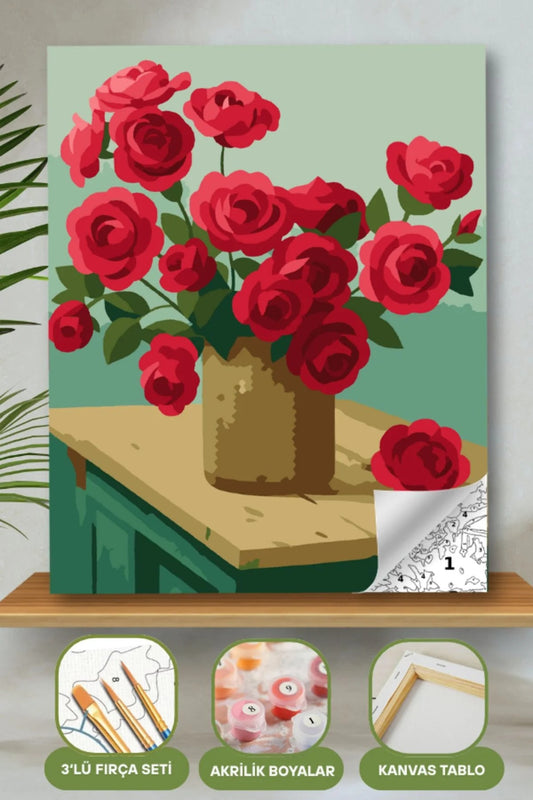 Frame Me I 40x50 Sayı İle Boyama