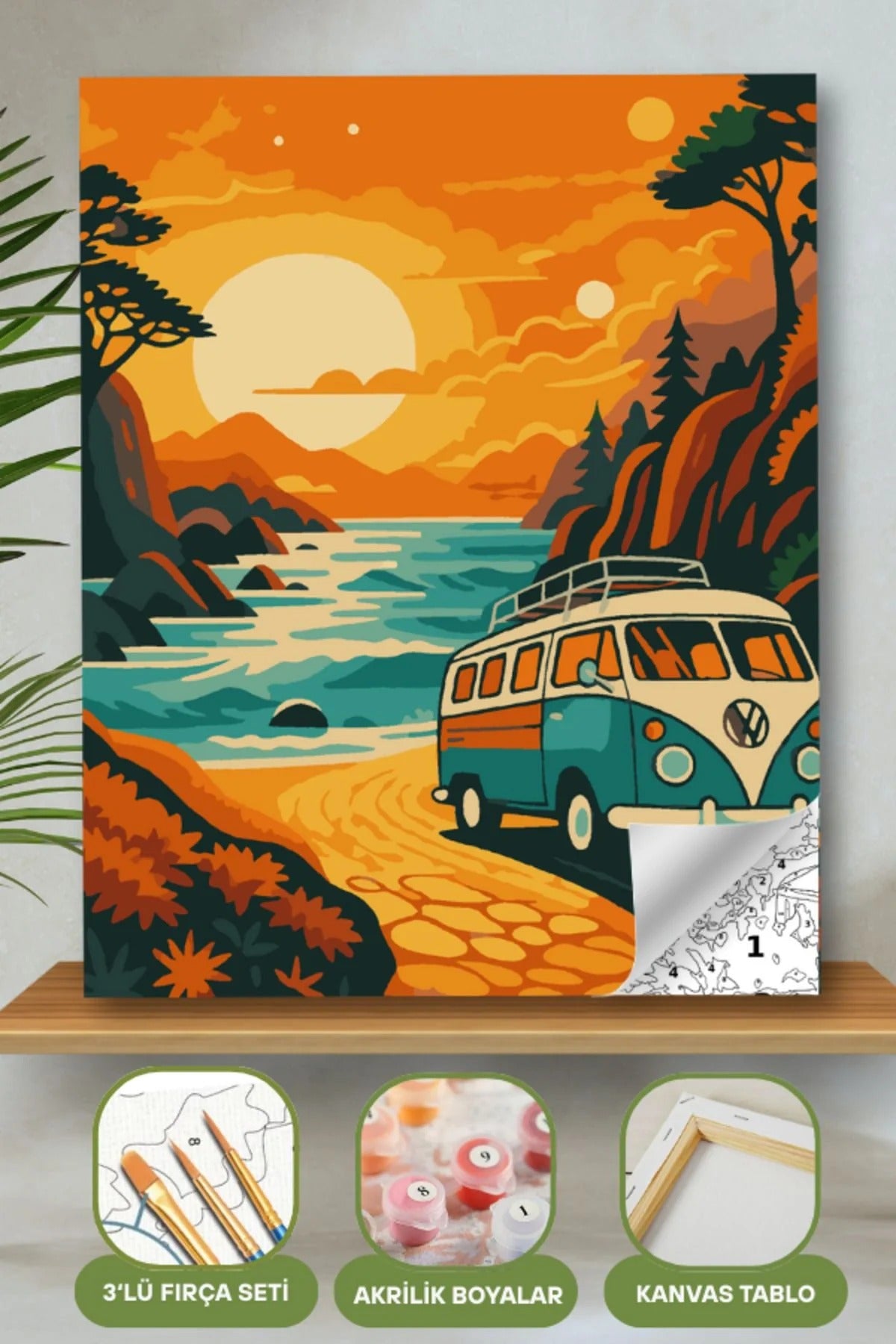 Frame Me I 40x50 Sayı İle Boyama