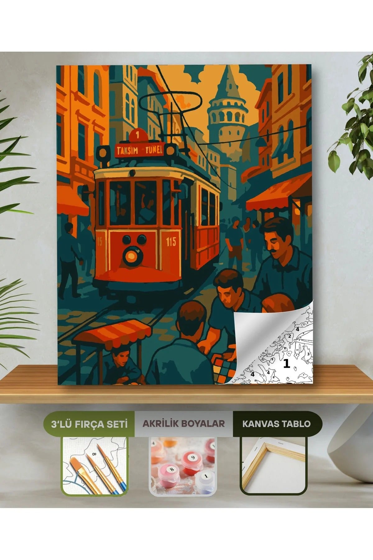 Frame Me I 40x50 Sayı İle Boyama