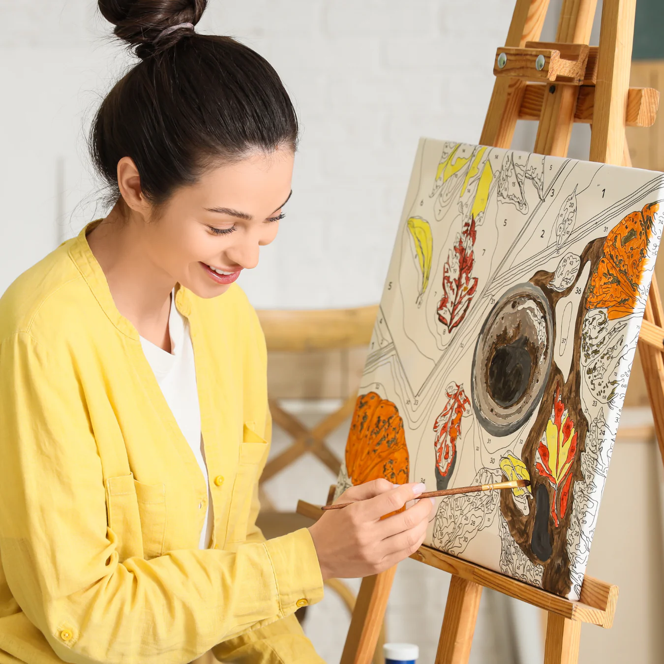 Frame Me I 40x50 Sayı İle Boyama