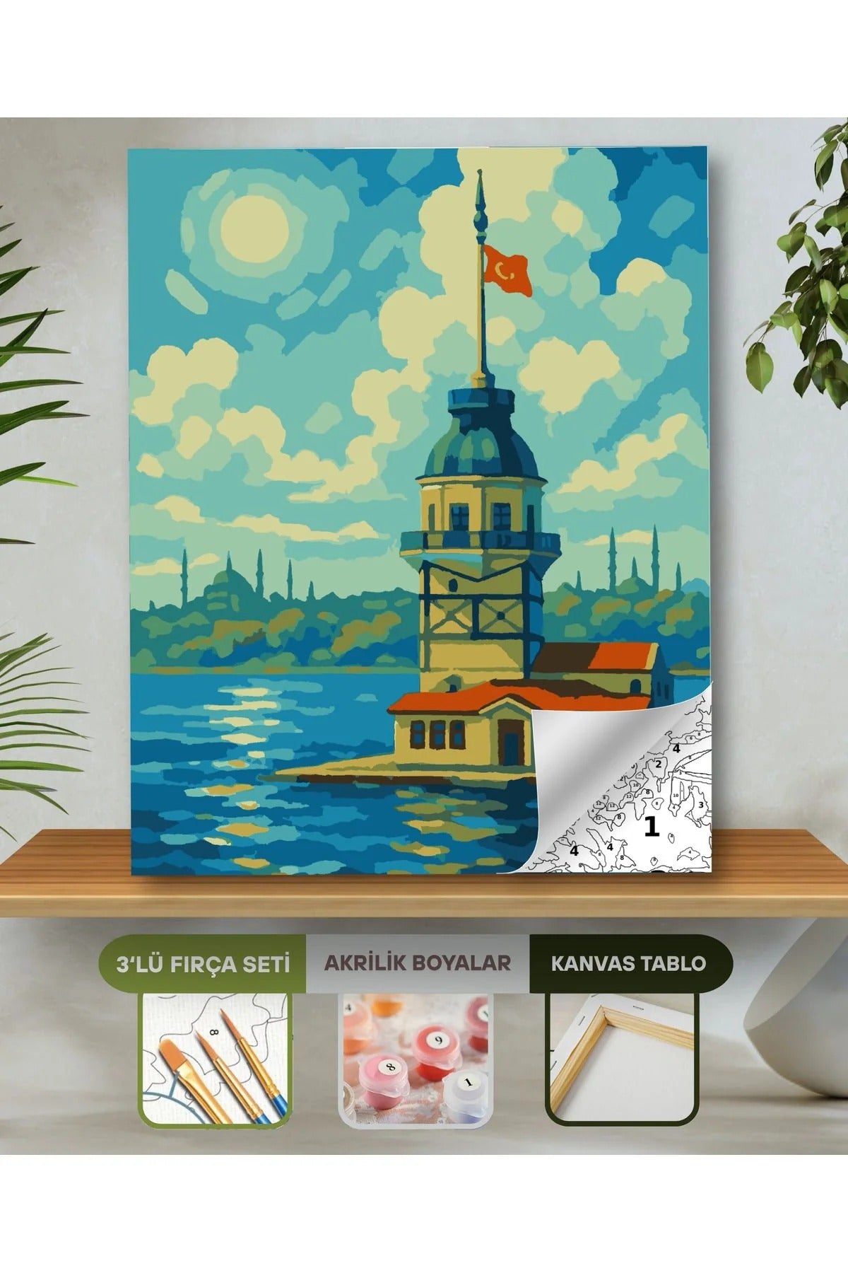 Frame Me I 40x50 Sayı İle Boyama