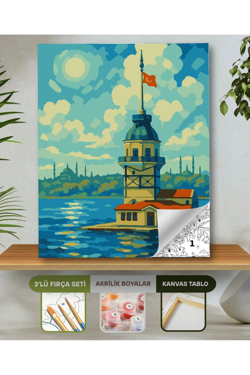 Frame Me I 40x50 Sayı İle Boyama