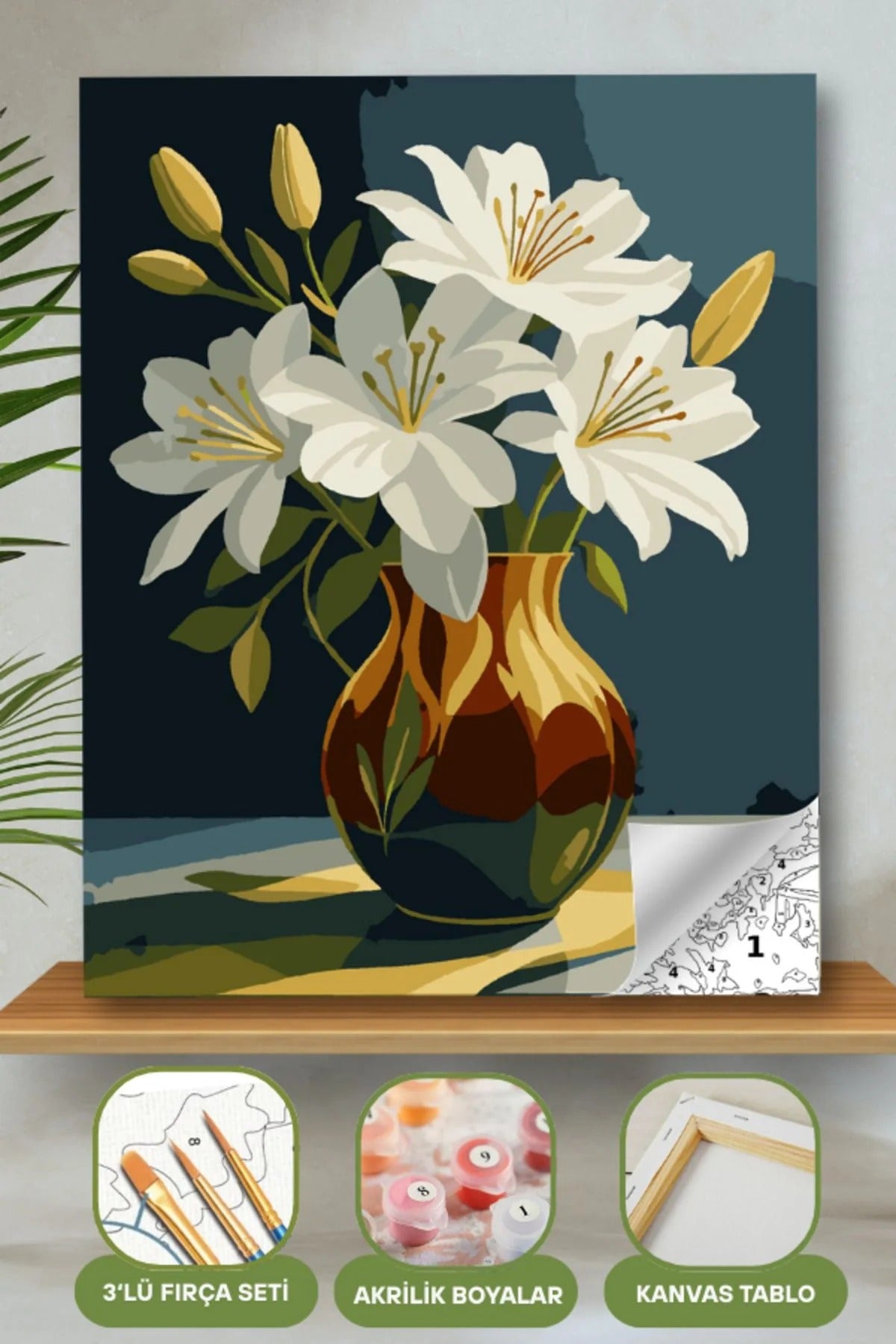 Frame Me I 40x50 Sayı İle Boyama