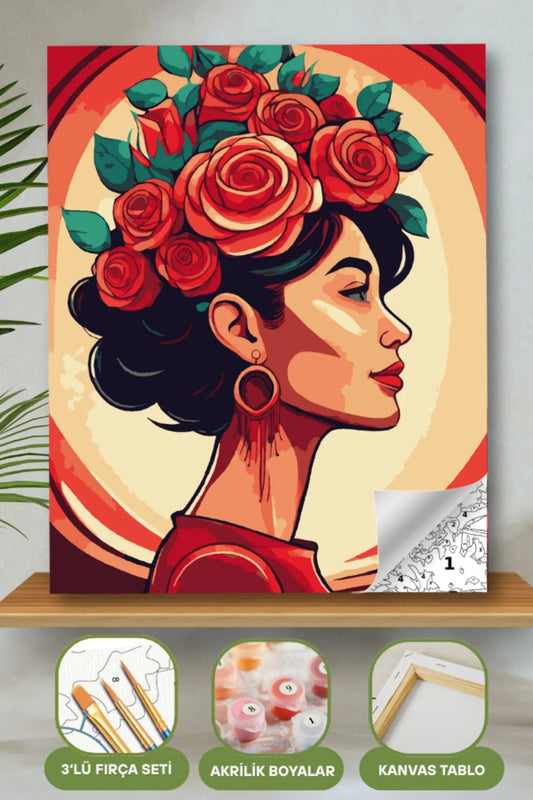 Frame Me I 40x50 Sayı İle Boyama