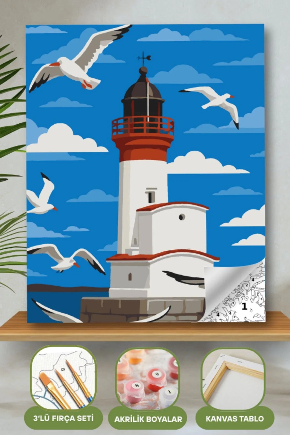 Frame Me I 40x50 Sayı İle Boyama