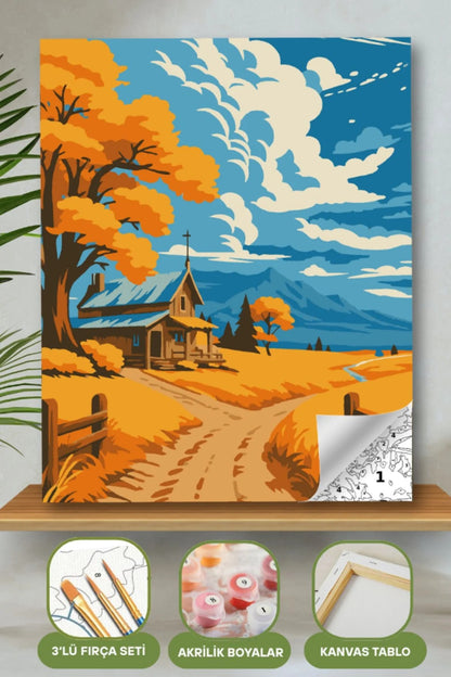 Frame Me I 40x50 Sayı İle Boyama