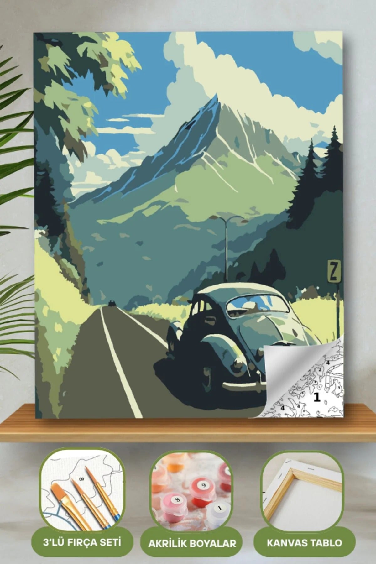 Frame Me I 40x50 Sayı İle Boyama