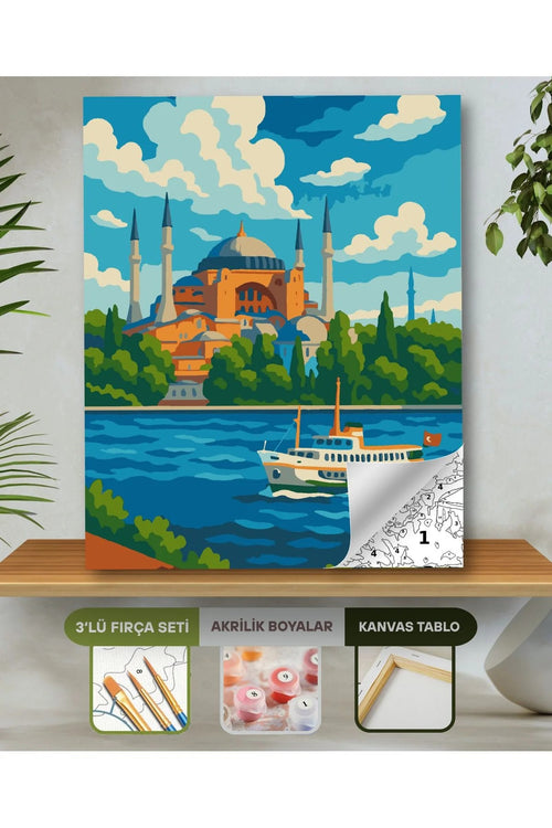 Frame Me I 40x50 Sayı İle Boyama