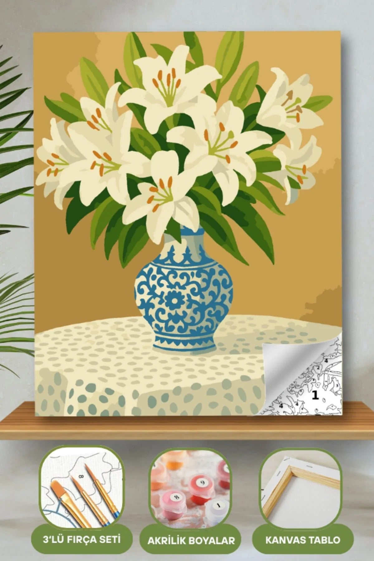 Frame Me I 40x50 Sayı İle Boyama