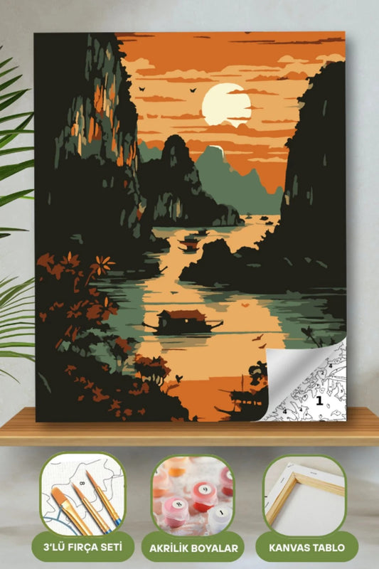 Frame Me I 40x50 Sayı İle Boyama