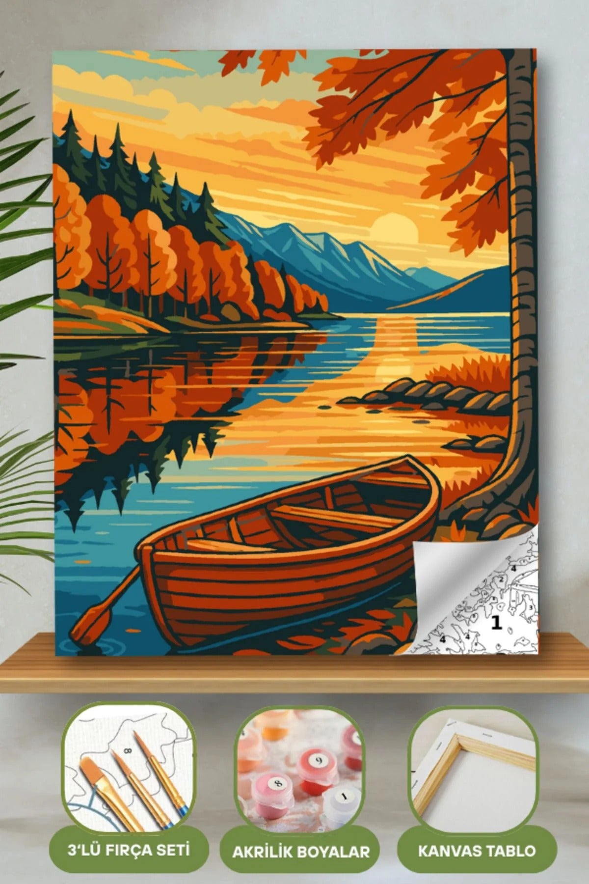 Frame Me I 40x50 Sayı İle Boyama