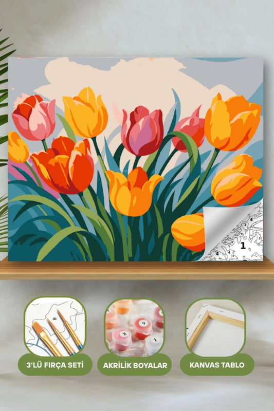 Frame Me I 40x50 Sayı İle Boyama