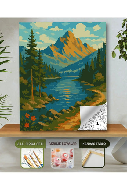 Frame Me I 40x50 Sayı İle Boyama