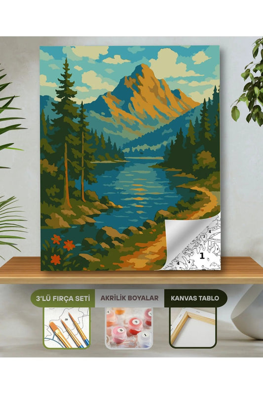 Frame Me I 40x50 Sayı İle Boyama