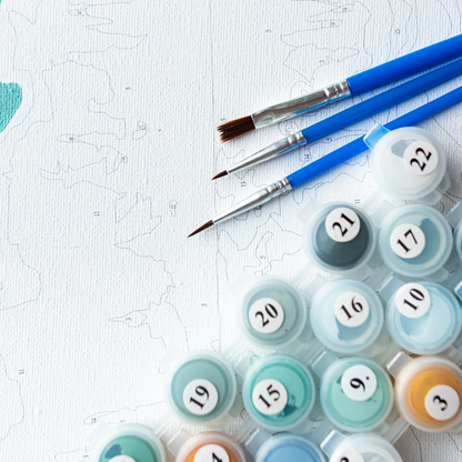 Frame Me I 40x50 Sayı İle Boyama