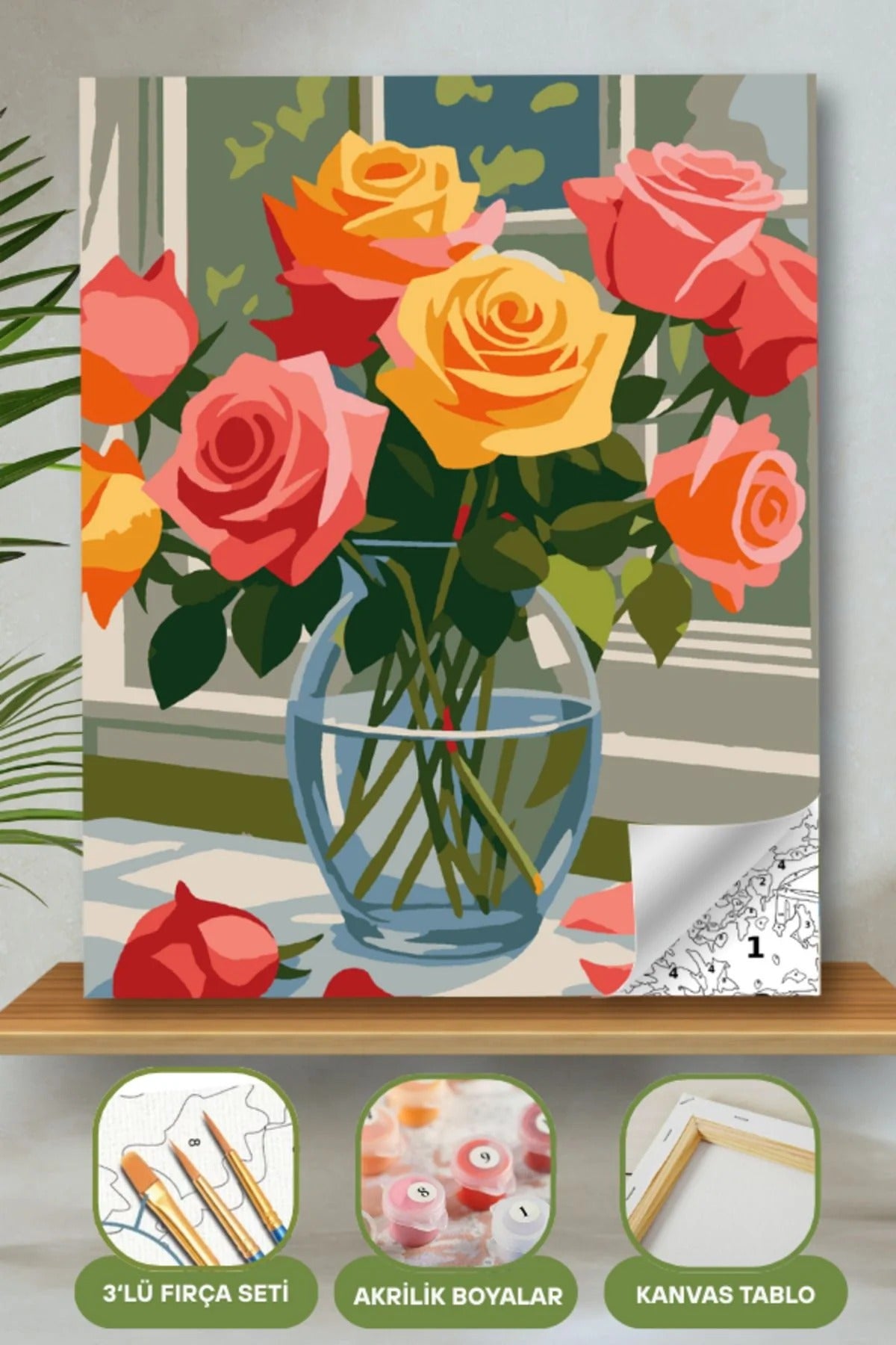 Frame Me I 40x50 Sayı İle Boyama