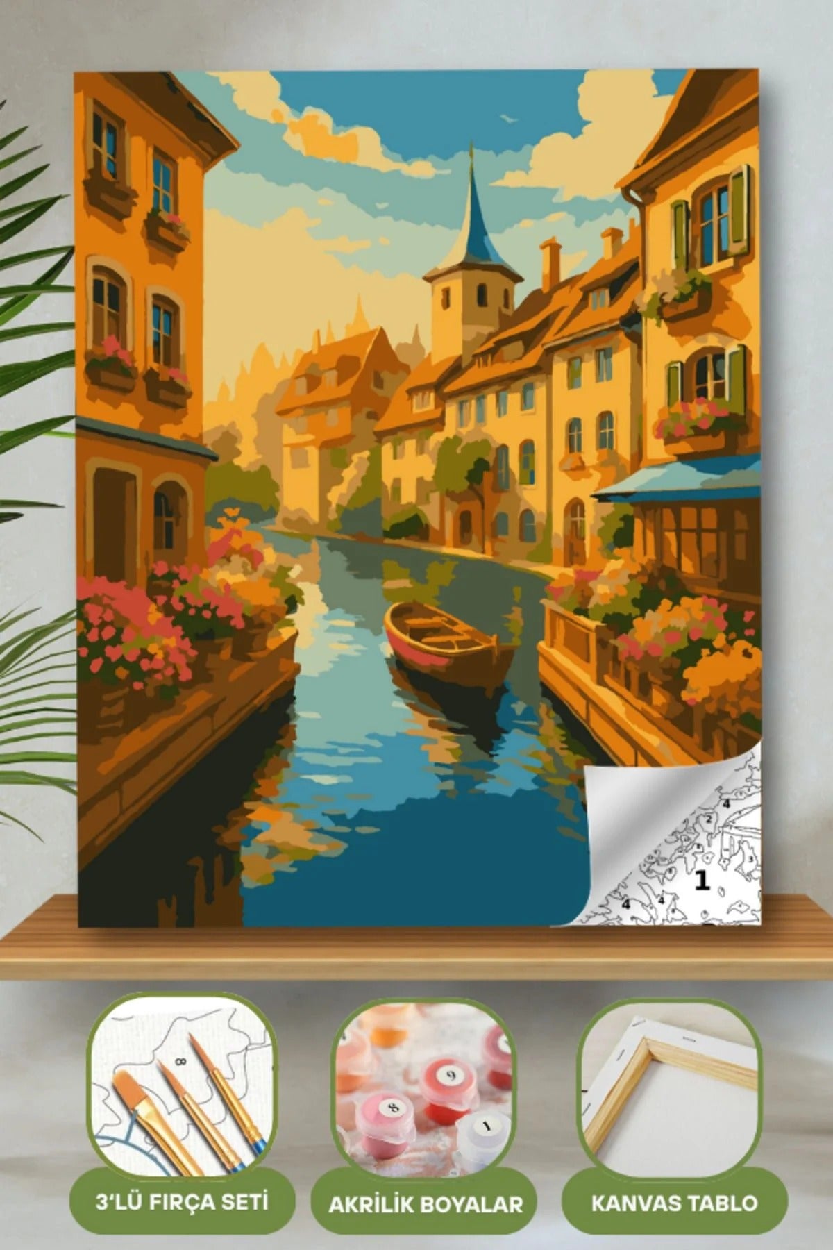 Frame Me I 40x50 Sayı İle Boyama